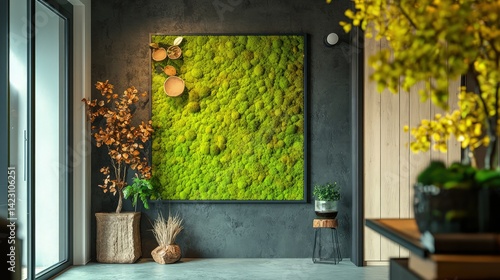 Lush greenery, from potted palms to cascading indoor plants, adds a vibrant touch of nature to the sophisticated design.