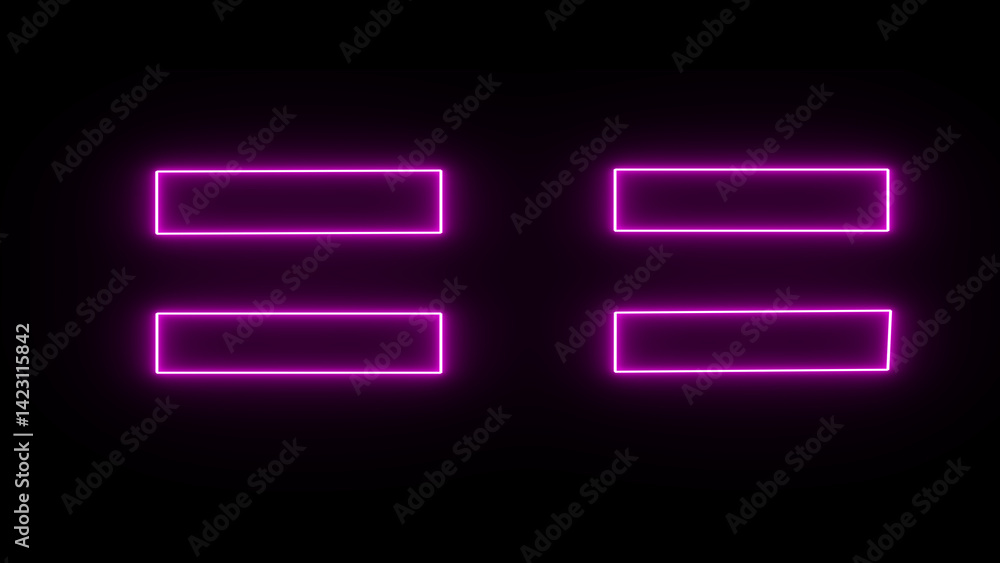 Neon glowing frame background. Lasers are repetitive motion animation, with neon lights shrinking and expanding Neon glowing frame background. Lasers are repetitive motion animation, with neon lights shrinking and expanding
