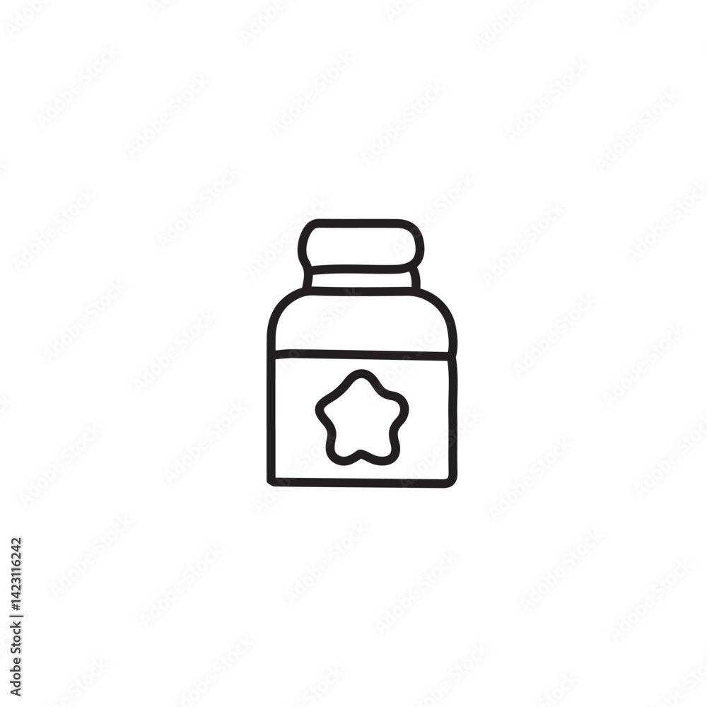 vector illustration of yoga elements in one line style vector illustration of yoga elements in one line style