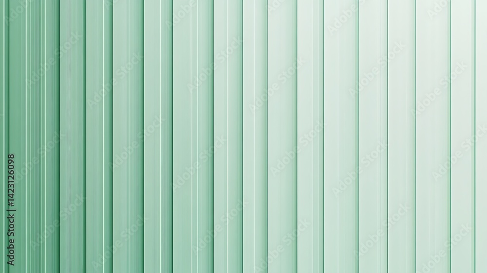 Obraz premium Abstract Green Vertical Lines Pattern Background
