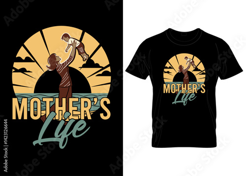 mothers day mom super mom lover  gift  vector custom cloths mommay 