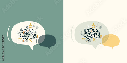 Mental Health card set. 