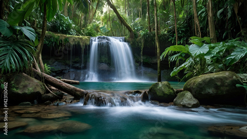 waterfall in the forest