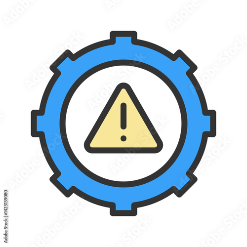 Crisis icon vector image. Suitable for mobile apps, web apps and print media.