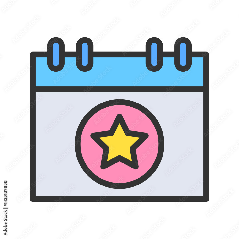 Event icon vector image. Suitable for mobile apps, web apps and print media. Event icon vector image. Suitable for mobile apps, web apps and print media.