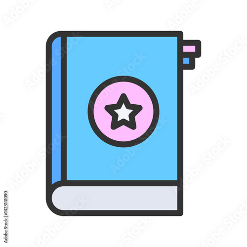 Journal icon vector image. Suitable for mobile apps, web apps and print media.