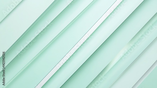 Abstract Pale Green Diagonal Lines Pattern Background