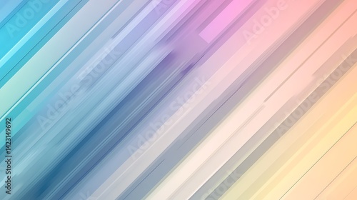 Abstract Pastel Diagonal Lines Background Design