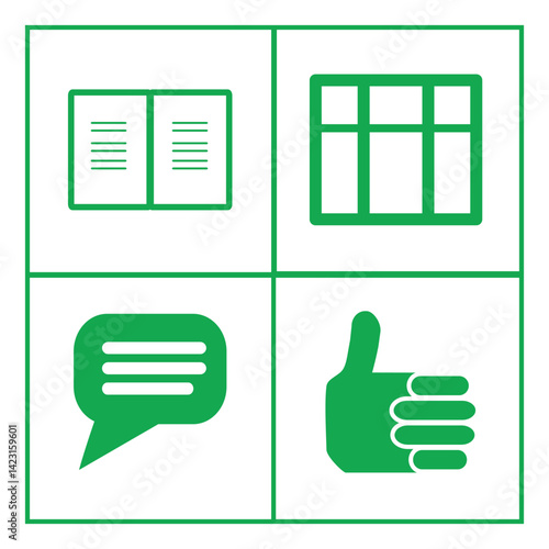 Vector illustration icon set for best design.