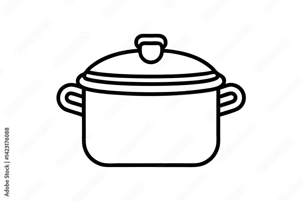 Slow Cooker Vector with Kitchen Design Slow Cooker Vector with Kitchen Design