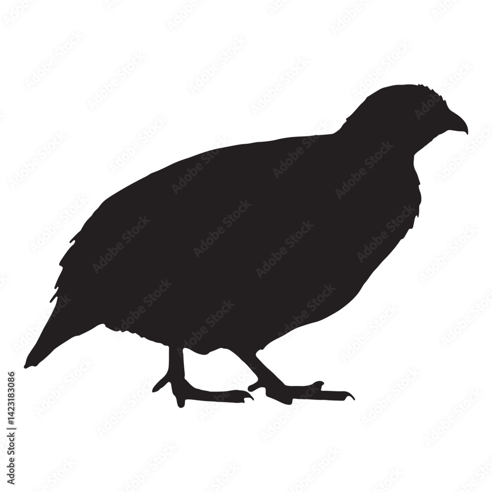 Quail Silhouette Design for Wildlife, Bird, and Nature Artworks.eps Quail Silhouette Design for Wildlife, Bird, and Nature Artworks.eps