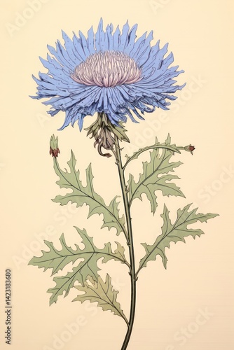 Wallpaper Mural Cornflower plant inflorescence asteraceae. Torontodigital.ca