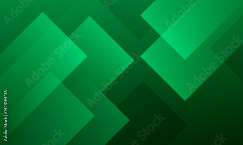 Abstract green geometric background. Vector illustration