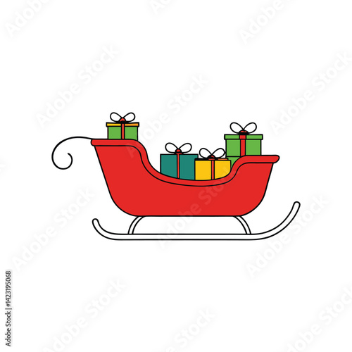 santa claus on a sleigh