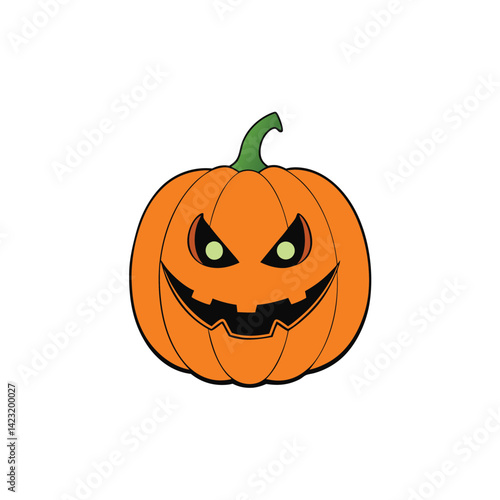 Wallpaper Mural halloween pumpkin isolated on white background Torontodigital.ca