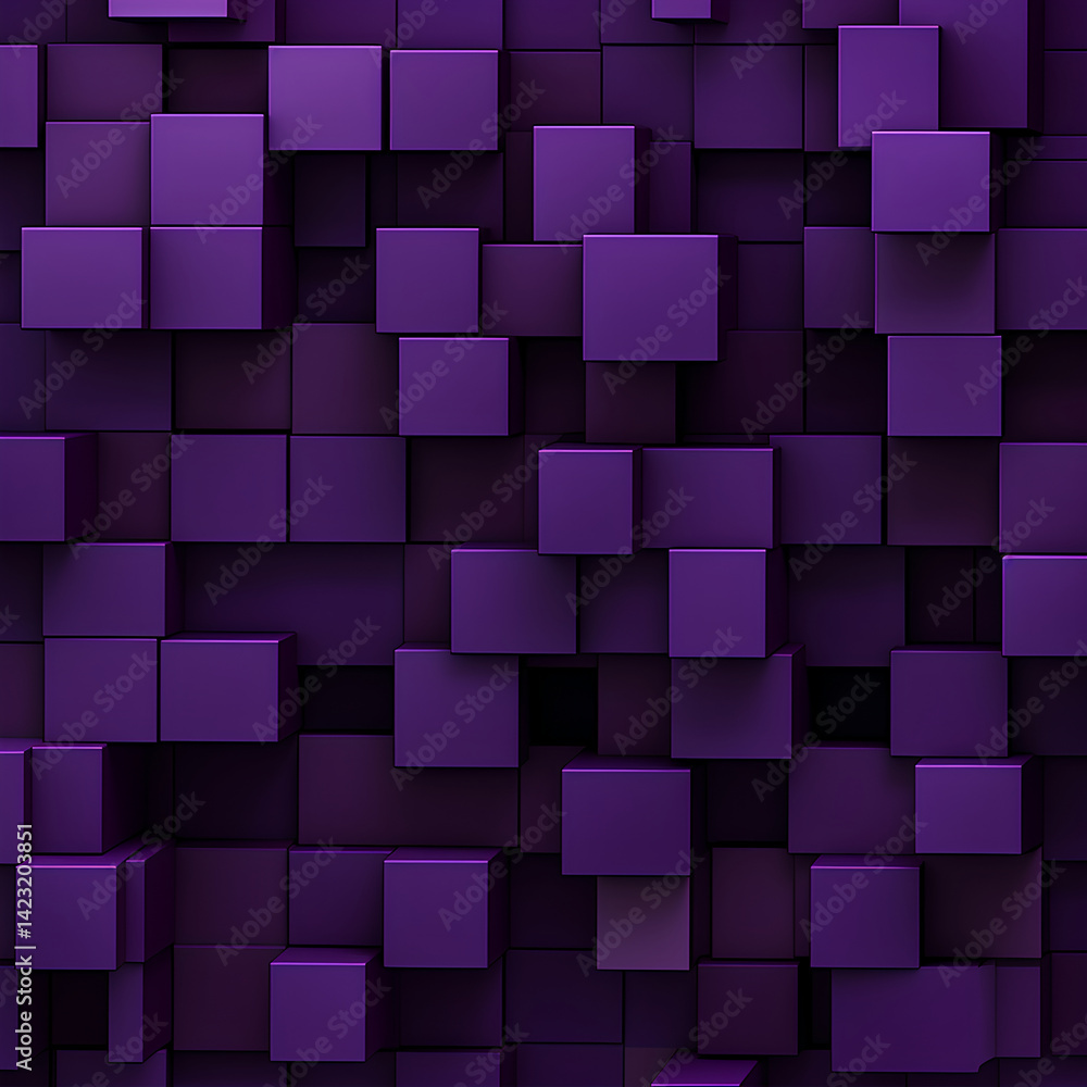 a block pattern consisting of perfect squares in dark purple a block pattern consisting of perfect squares in dark purple