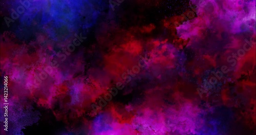 暗闇に赤が混ざり合う不気味な背景イラスト動画