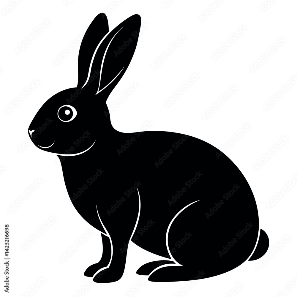 Obraz premium bunny silhouette