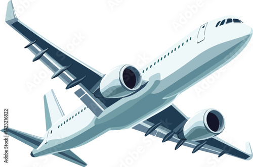 Airplane Vector Illustration