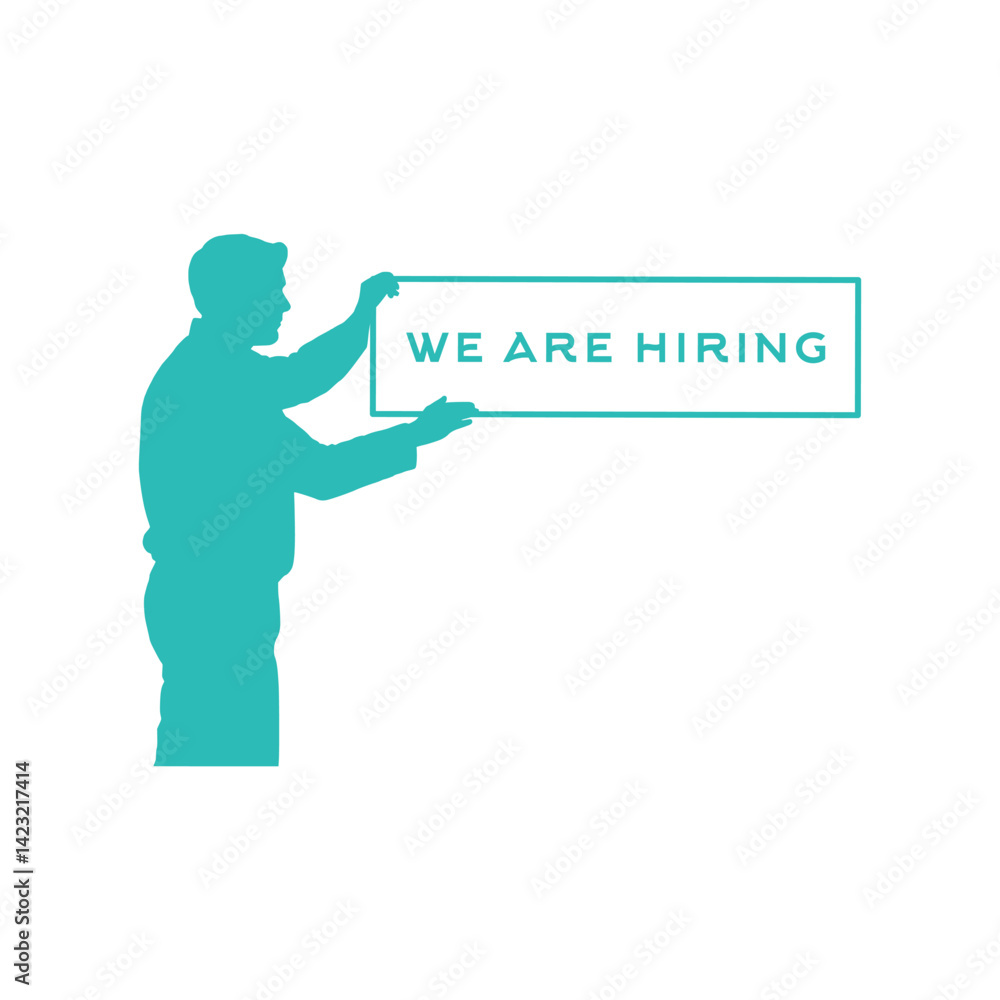 business man holding a clipboard with the word we are hiring business man holding a clipboard with the word we are hiring