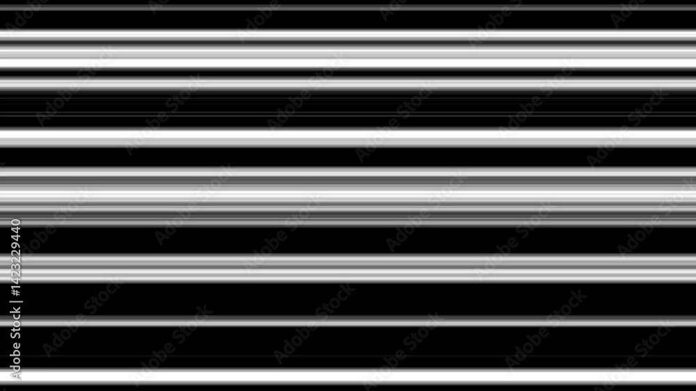 Horizontal Glitch Lines Loop, Black and White Stripes Animation Horizontal Glitch Lines Loop, Black and White Stripes Animation