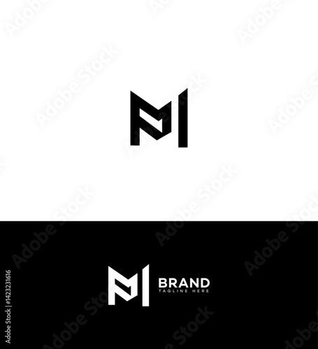 Modern Monogram Logo Design Minimalist MP or PM Lettermark Branding Free Download Modern Monogram Logo Design Minimalist MP or PM Lettermark Branding - GFXLoad