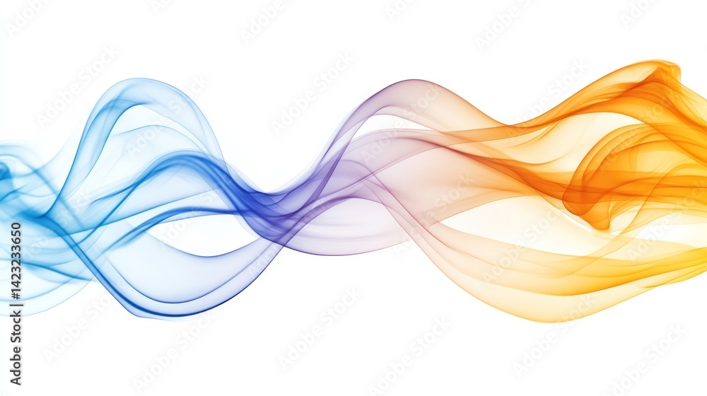 Abstract, flowing, vibrant, colorful waves Abstract, flowing, vibrant, colorful waves