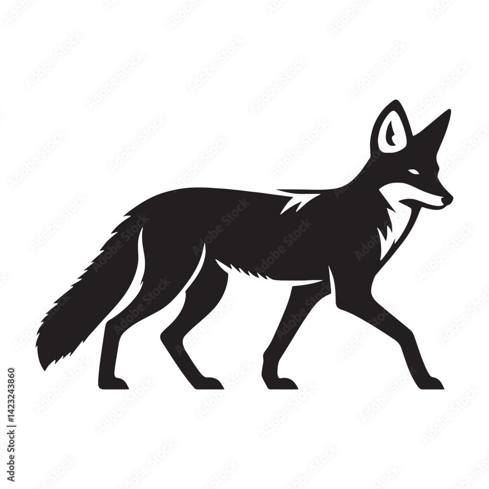 High-quality jackal silhouette in vector style designed for professional use – jackal silhouette – jackal vector – jackal illustration – silhouette of jackal – jackal icon
High-quality jackal silhouette in vector style designed for professional use – jackal silhouette – jackal vector – jackal illustration – silhouette of jackal – jackal icon