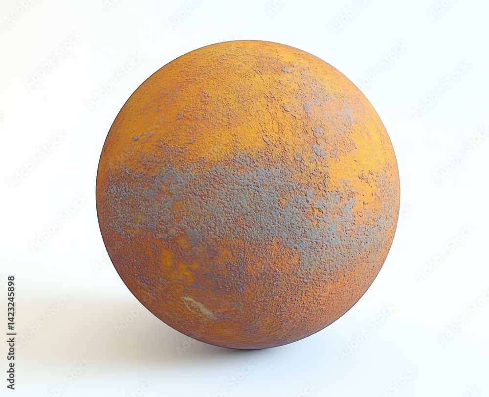 Rusty orange sphere Rusty orange sphere