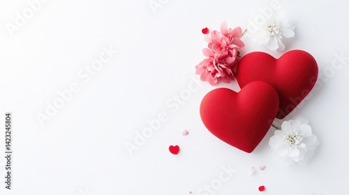 Romantic Valentine's Day heart decor