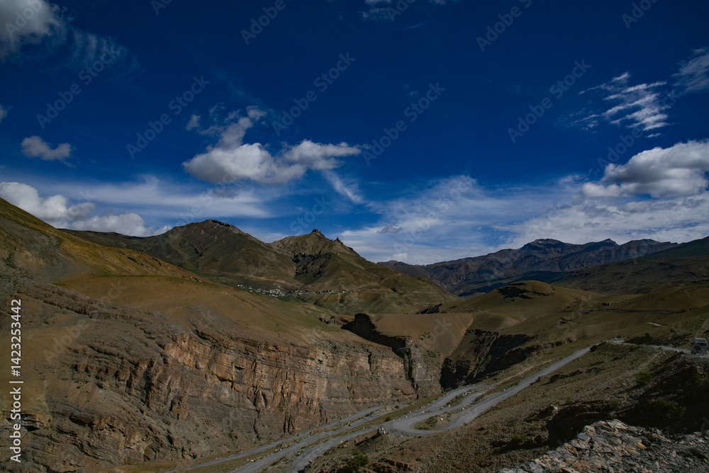 Fototapeta premium mountain landscape with clouds