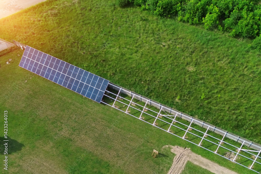 Photovoltaic Panels Installation in Green Environment