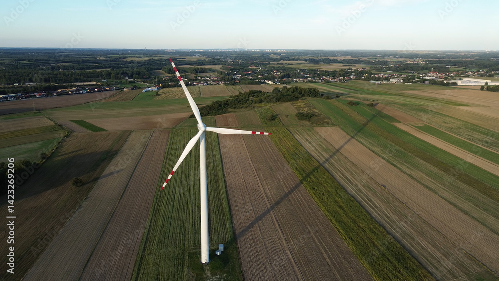 Wind farm with zero emissions technology