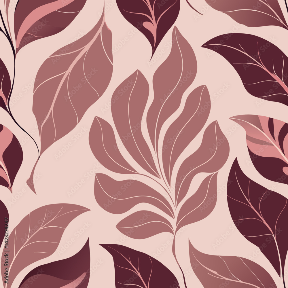 Fototapeta premium soft Floral seamless pattern background