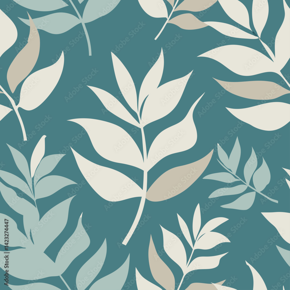 Fototapeta premium soft Floral seamless pattern background