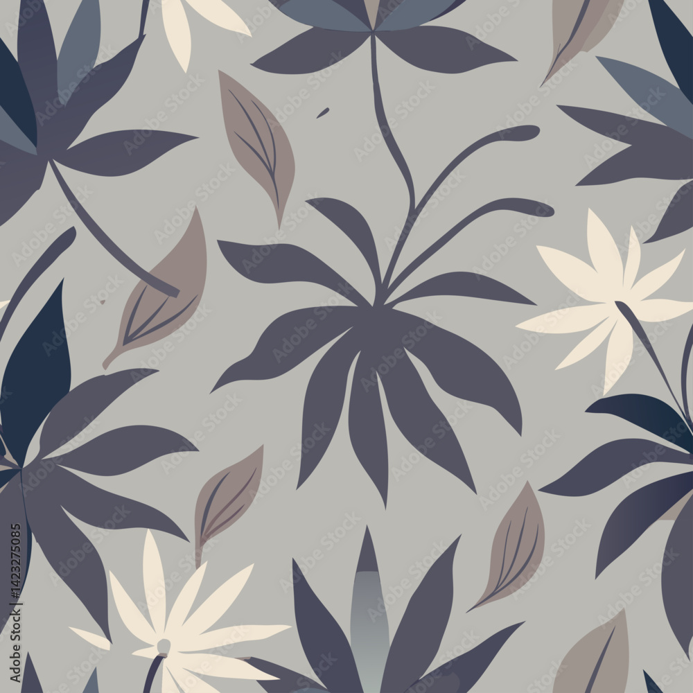 Fototapeta premium soft Floral seamless pattern background