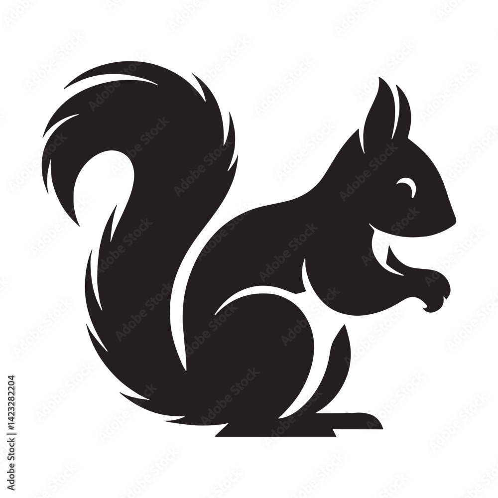 Modern squirrel silhouette vector ideal for sleek, contemporary design work – squirrel silhouette – squirrel vector – squirrel illustration – silhouette of squirrel – squirrel icon
Modern squirrel silhouette vector ideal for sleek, contemporary design work – squirrel silhouette – squirrel vector – squirrel illustration – silhouette of squirrel – squirrel icon