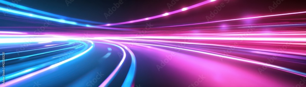 Vibrant abstract light trails in dynamic motion with vivid neon colors and glowing streaks creating a futuristic energetic visual effect suitable for technology themes Vibrant abstract light trails in dynamic motion with vivid neon colors and glowing streaks creating a futuristic energetic visual effect suitable for technology themes