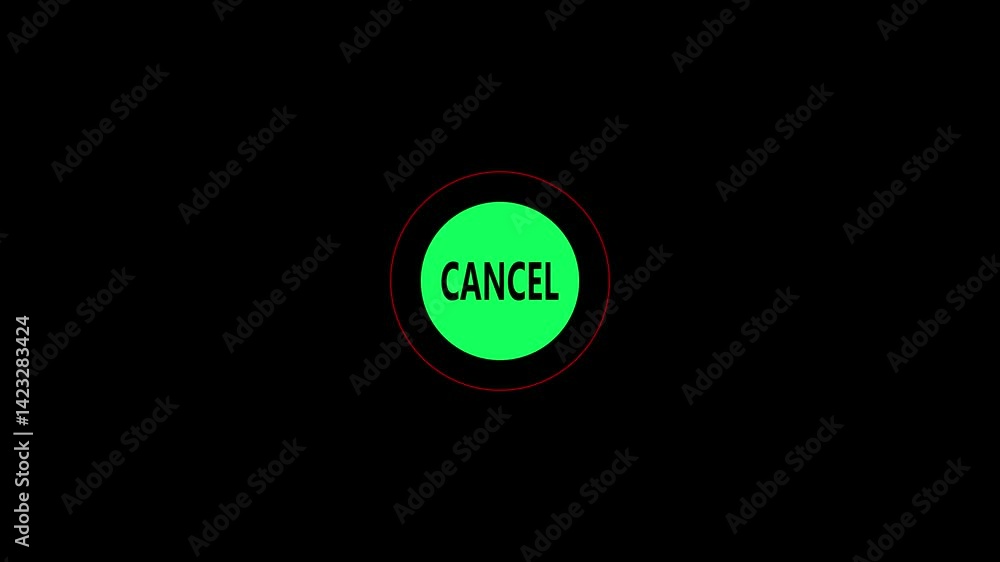push cancel button closeup. macro shot pressing cancel. extreme close up finger push virtual key on touch screen display to canceling process. command cancellation. push cancel button closeup. macro shot pressing cancel. extreme close up finger push virtual key on touch screen display to canceling process. command cancellation.