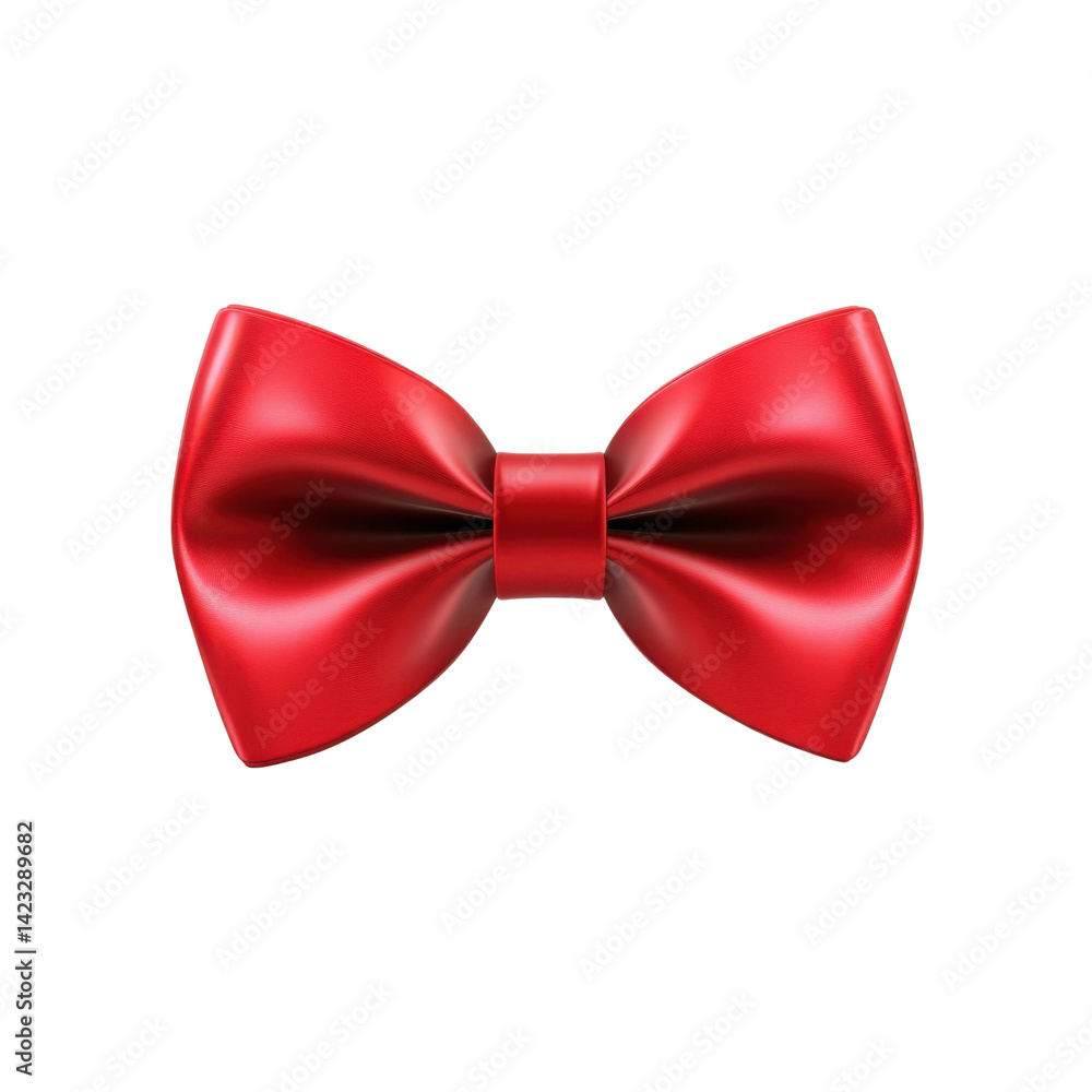 Elegant red bow tie for formal events and celebrations close-up. Isolated on transparent background, png. Elegant red bow tie for formal events and celebrations close-up. Isolated on transparent background, png.
