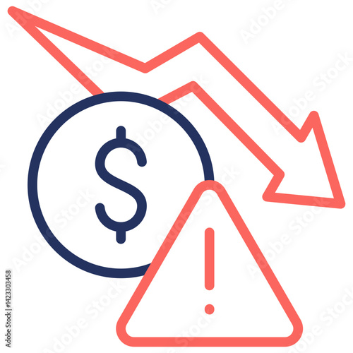 Financial Crisis Icon