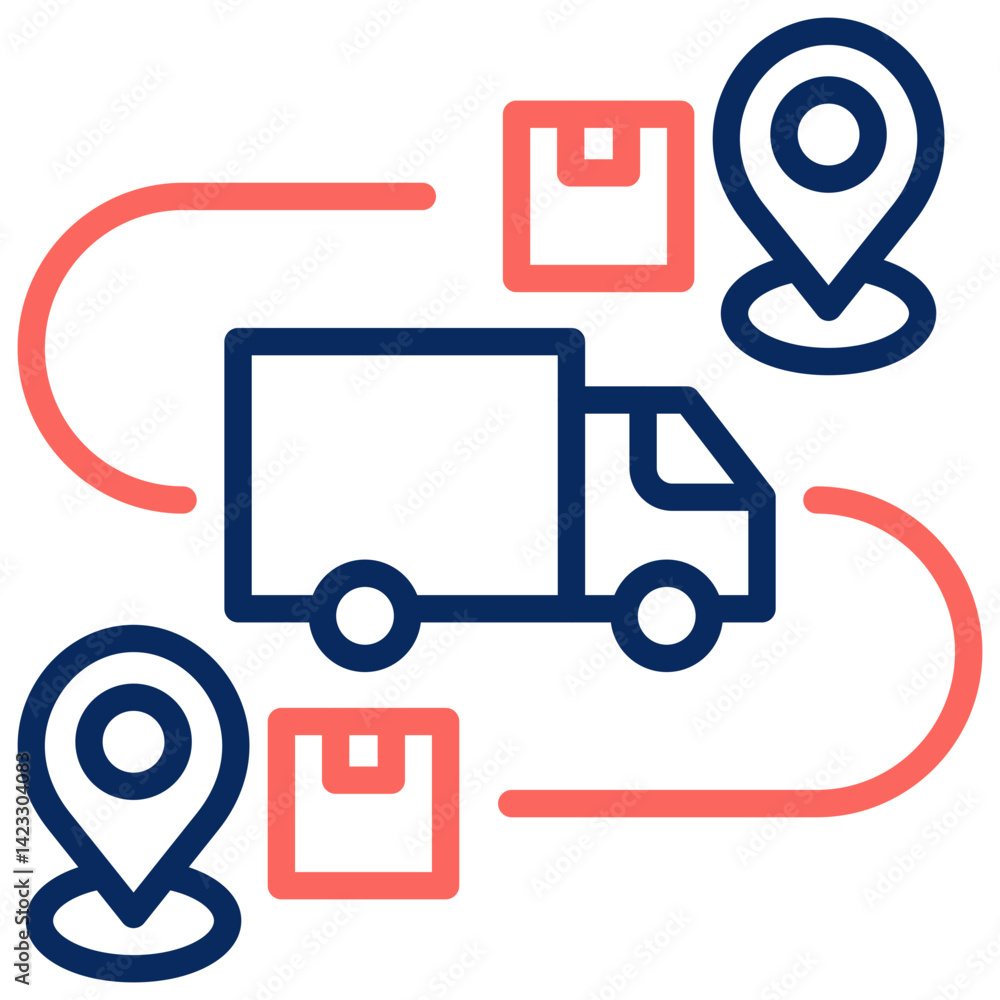 Fototapeta premium Transit Icon