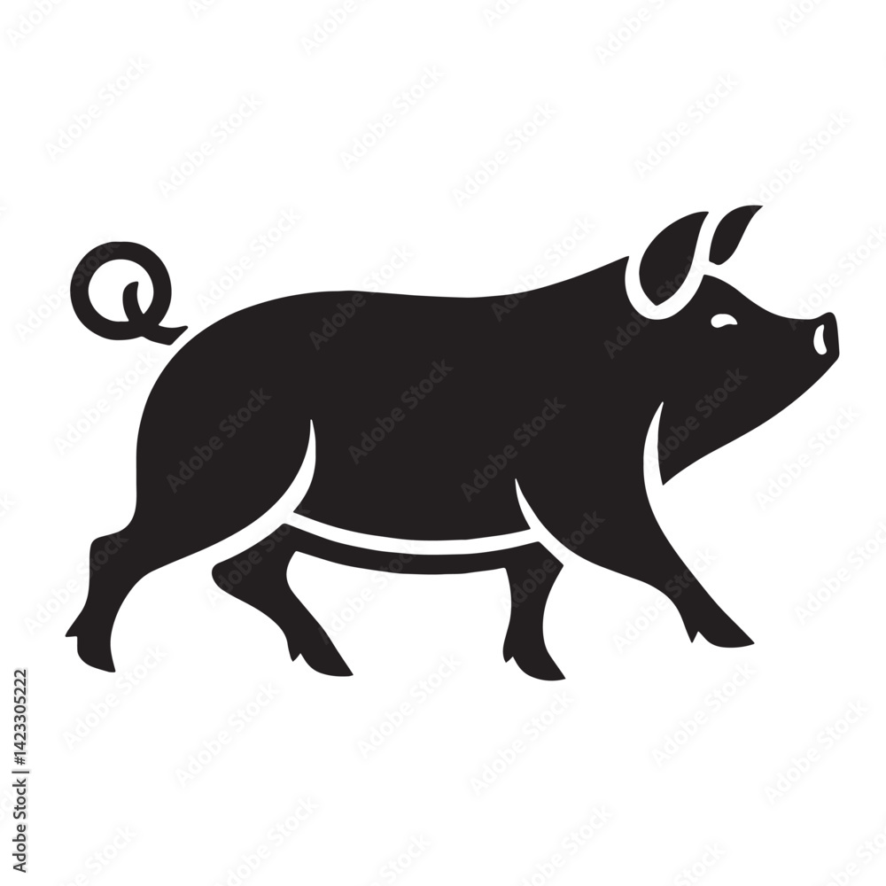 Isolated pig silhouette vector crafted for multipurpose design formats – pig silhouette – pig vector – pig illustration – silhouette of pig – pig icon
Isolated pig silhouette vector crafted for multipurpose design formats – pig silhouette – pig vector – pig illustration – silhouette of pig – pig icon