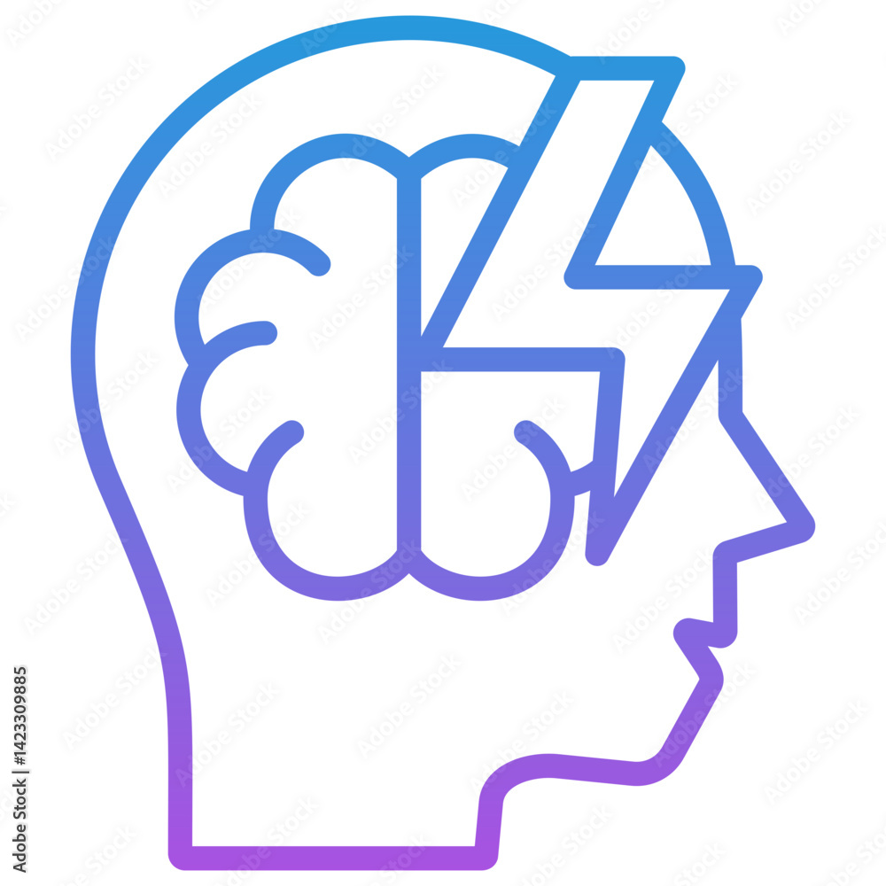 Obraz premium Depression Icon