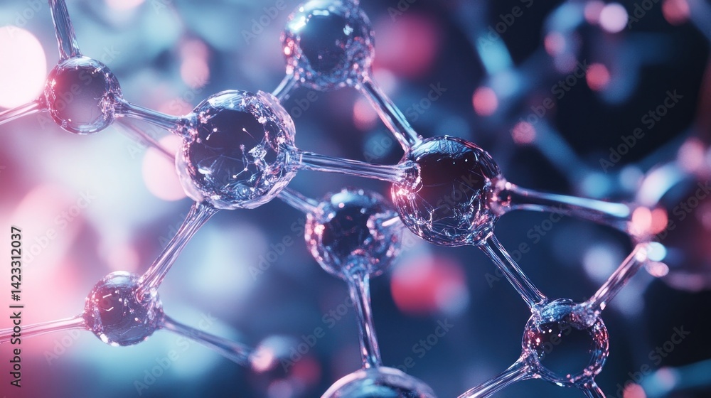 Molecular structures futuristic scientific concept. Molecular structures futuristic scientific concept.