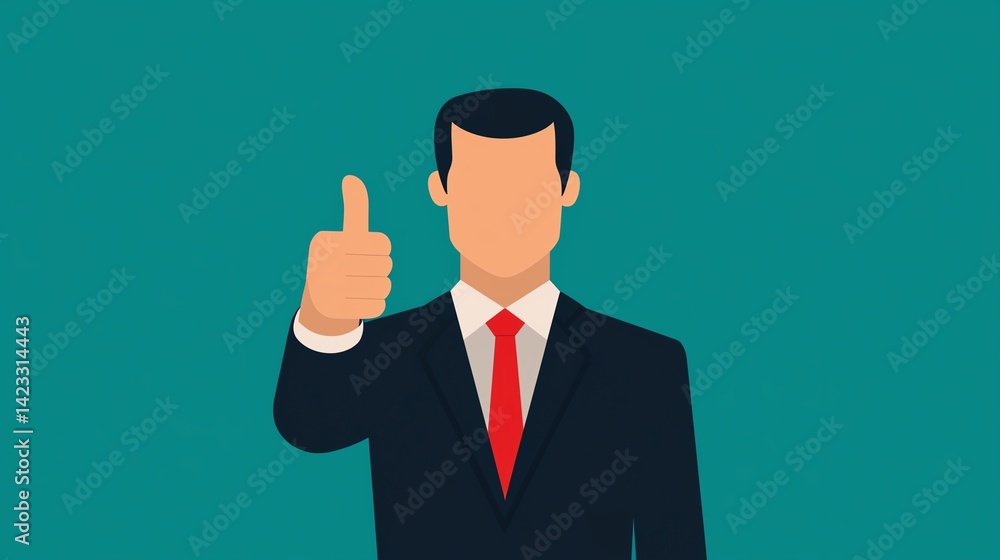 Employee receiving feedback, growth discussion, flat design illustration Employee receiving feedback, growth discussion, flat design illustration