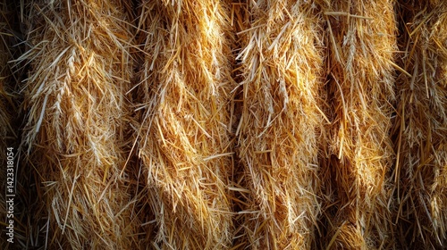 Hay straw texture map pattern background wallpaper