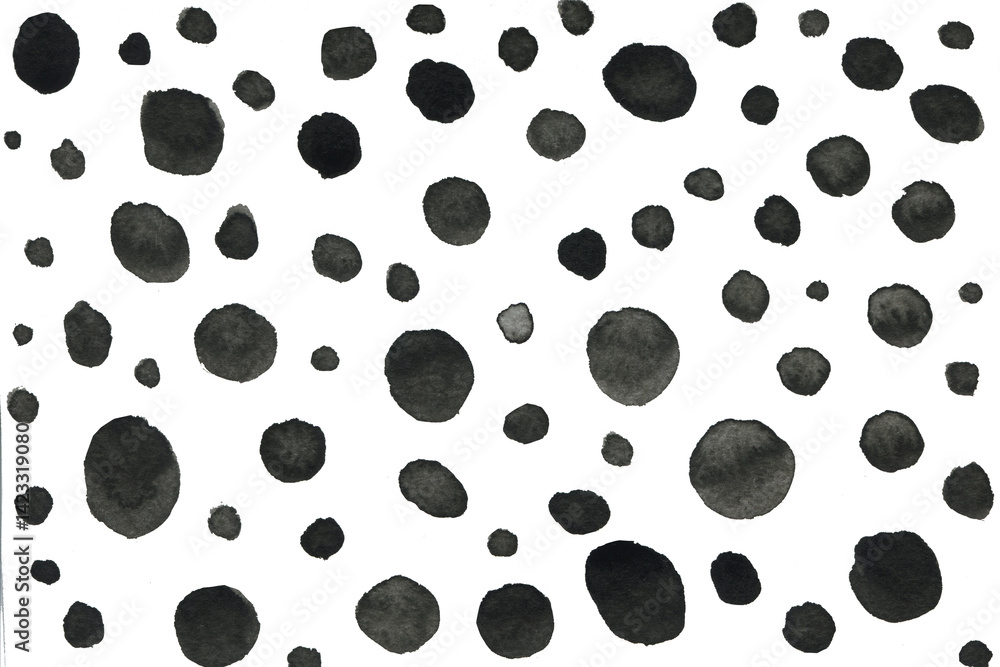 Abstract Black and White Brushstroke Pattern Abstract Black and White Brushstroke Pattern