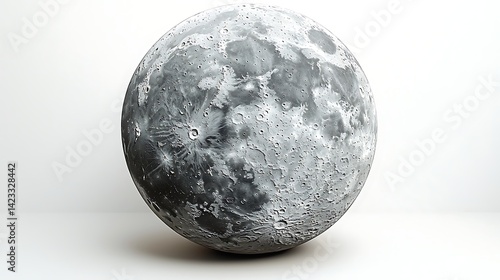 Realistic stone moon sphere surface texture high resolution picture