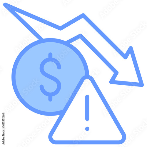 Financial Crisis Icon